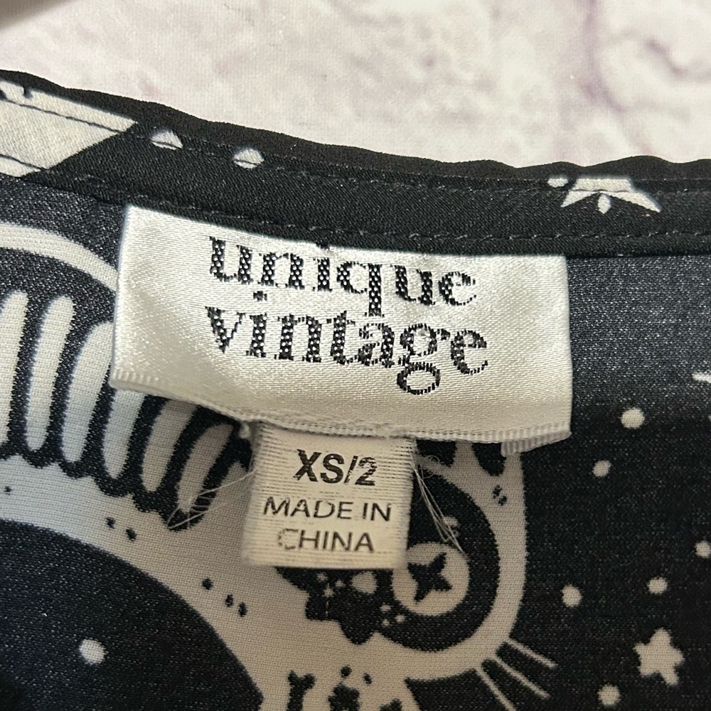 Unique Vintage Cats Dress Size XS - Picture 10 of 11